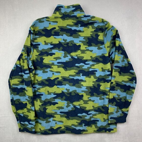 Eddie Bauer First Ascent Mens Sweater Large Camo Fleece Cloud Layer Pro 1/4 Zip - Picture 8 of 8